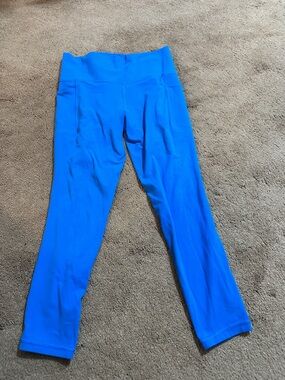 Athleta Bright Blue High-Waist Leggings